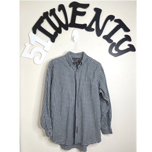 Abercrombie & Fitch Other - ABERCROMBIE & FITCH BLIE PLAID GINGHAM CASUAL SIZE SMALL BUTTOM DOWN SHIRT